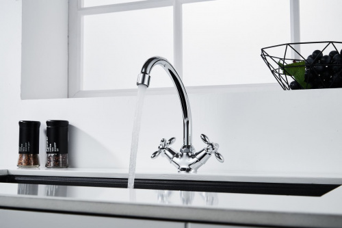 картинка Смеситель для раковины DECOROOM DR53 (DR53012) от магазина Сантехстрой