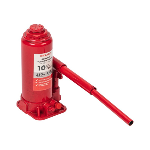 картинка Домкрат гидравлический бутылочный 10т REXANT от магазина Сантехстрой