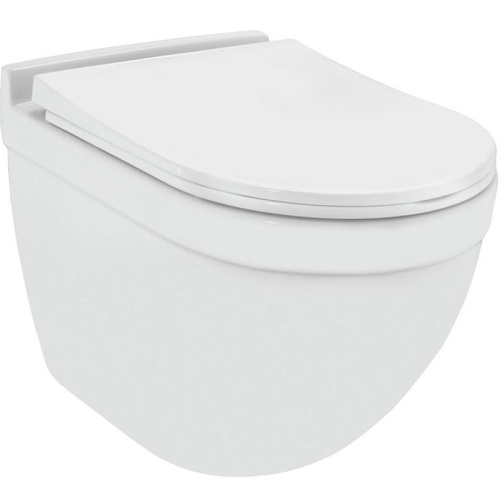 картинка Унитаз Jaquar Solo SLS-WHT-6953BIUFSM подвесной с сиденьем Микролифт от магазина Сантехстрой