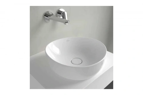 картинка Раковина накладная Villeroy & Boch Antao 400x395x145 мм, цвет альпийский белый 4A72 40 R1 00337441 от магазина Сантехстрой