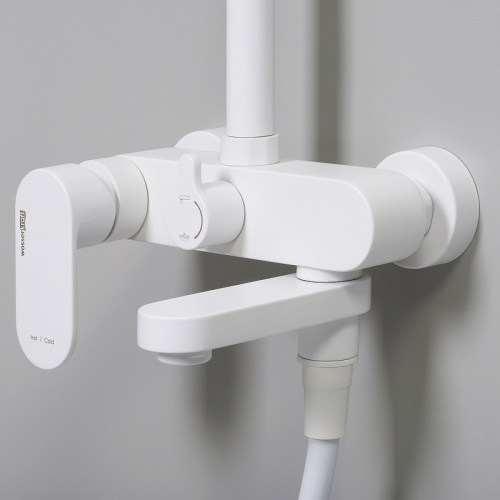 картинка Душевая система WasserKRAFT A185.257.155.WM Белая матовая от магазина Сантехстрой