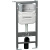 картинка Комплект унитаза с инсталляцией Ceramica Nova Metropol CN4002MB_1002M_1000 с сиденьем Микролифт и клавишей смыва Хром матовый от магазина Сантехстрой
