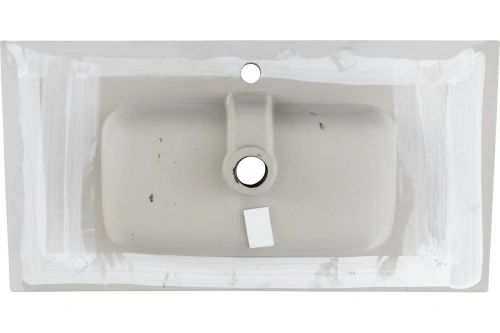 картинка Раковина-столешница Aquanet Flat 90 черный матовый 00329256 от магазина Сантехстрой