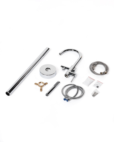 фото смеситель для ванны/душа orange steel m99-336cr напольный