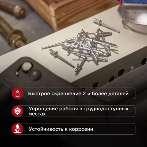 картинка Заклепки,  3,2x8мм,  50 шт.  REXANT от магазина Сантехстрой
