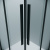 картинка 1/2 душ.ограждения 1/2.К33.01.12.21.00 Galaxy (120*195) черный матовый, стекло прозрачное, 1 место от магазина Сантехстрой