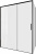 картинка Душевой уголок Aquanet Pleasure Evo 150x90 AE65-150x90-BT профиль черный, прозрачное стекло от магазина Сантехстрой