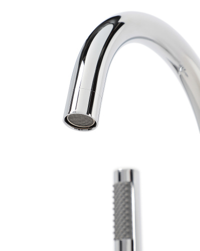 фото смеситель для ванны/душа orange steel m99-336cr напольный