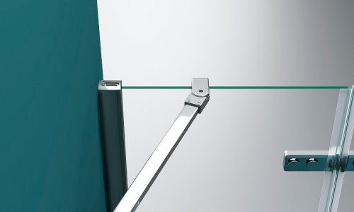 картинка Душевая дверь BelBagno Kraft 120 KRAFT-B-12-60/60-C-Cr-R профиль Хром стекло прозрачное от магазина Сантехстрой