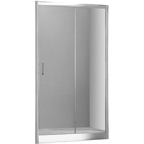 картинка Душевая дверь Aquanet Alfa NAA6121 140 168421 профиль Хром стекло прозрачное от магазина Сантехстрой