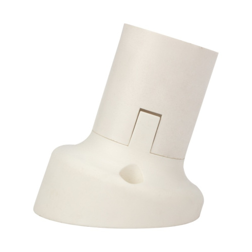 картинка Патрон пластиковый настенный Е27 наклонный,  белый c этикеткой REXANT от магазина Сантехстрой