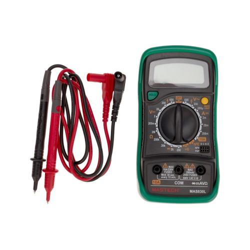 картинка Портативный мультиметр MAS830L MASTECH от магазина Сантехстрой