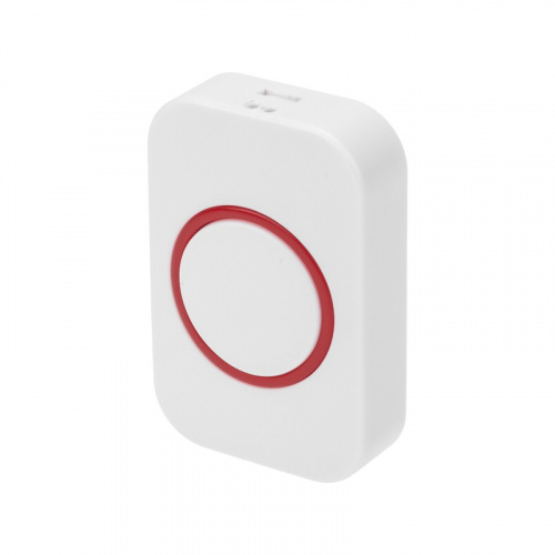 картинка Беспроводной дверной звонок в розетку c цифровым кодированием мигающий 36 мелодий 150м IP44 (белый/серый) REXANT от магазина Сантехстрой