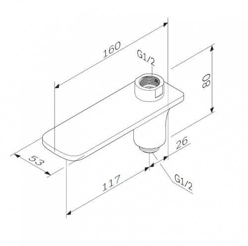 фото f50a70900_xxx  поворотный излив на ванну, хром, шт