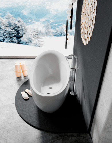 картинка Акриловая ванна Black&White Swan SB 225 180x90 225SB00 без гидромассажа от магазина Сантехстрой