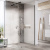 картинка Душевая перегородка Ravak Walk-In Wall 160 GW9WS0300Z1 профиль Черный стекло Transparent от магазина Сантехстрой