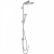 картинка HG Crometta S Душевая система Showerpipe: верх.душ 240 1jet, ручн.душ, шланг, EcoSmart, цвет: белый/хром от магазина Сантехстрой