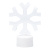 картинка Фигура светодиодная на подставке Снежинка,  RGB от магазина Сантехстрой