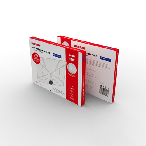 картинка Антенна комнатная «Активная» для цифрового телевидения DVB-T2, Ag-709 REXANT от магазина Сантехстрой