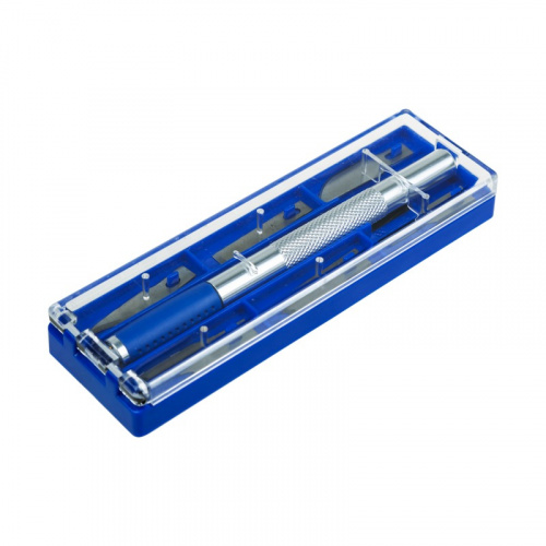 картинка Набор скальпель со сменными лезвиями 7 предметов REXANT от магазина Сантехстрой