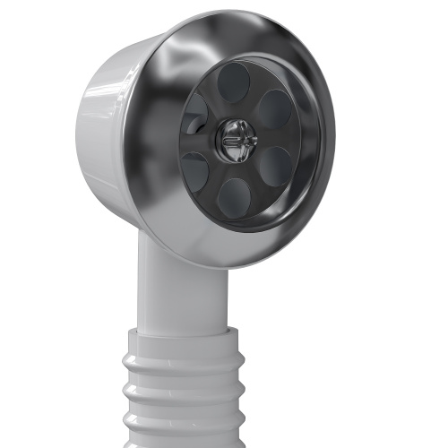 картинка Сифон для ванн BathMaster с переливом, цепочкой, пробкой и гибкой трубой (1 1/2"- Ø40/50) от магазина Сантехстрой