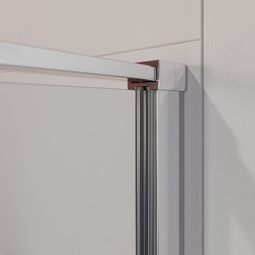 картинка Душевая дверь Cezares Liner 100 R LINER-B-12-100-C-Cr-R профиль Хром стекло прозрачное от магазина Сантехстрой