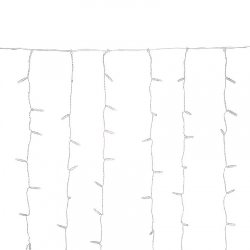 картинка Гирлянда светодиодная Занавес (Дождь),  2х3м,  448 LED СИНИЙ,  прозрачный ПВХ,  IP65, постоянное свечение,  230В,  соединяется (нужен шнур питания 303-500-1) от магазина Сантехстрой