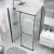 картинка Душ.ограждение 120.K33.03.1290.21.02 Pragma (120*90*195) черный матовый, стекло шиншилла, 2 места от магазина Сантехстрой
