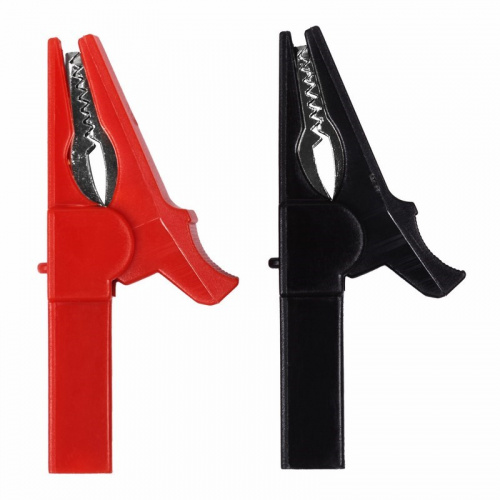 картинка Зажим «крокодил» для тестера 15 А 53 мм гнездо «banana» REXANT от магазина Сантехстрой