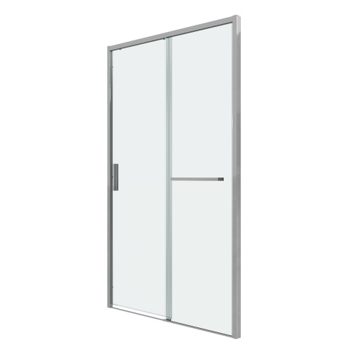картинка Дверь в нишу 100.K33.05.100.10.00 Style (100*195) хром, стекло прозрачное, 1 место от магазина Сантехстрой