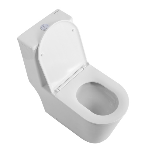 картинка Унитаз-моноблок с сиденьем и смывом TORNADO BelBagno TRE-TOR BB673CP-MN-TOR/SC от магазина Сантехстрой