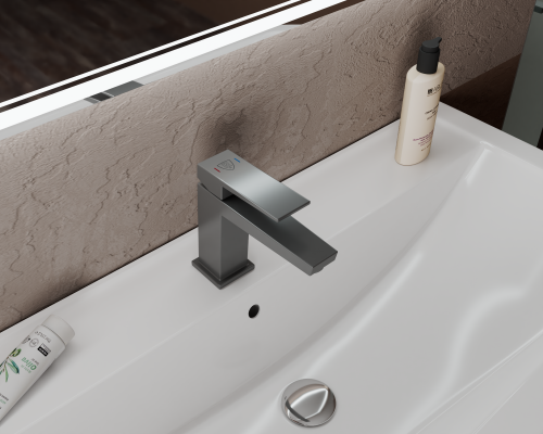 картинка Смеситель для умывальника RUSH Thira (TR3635-12Grey) от магазина Сантехстрой