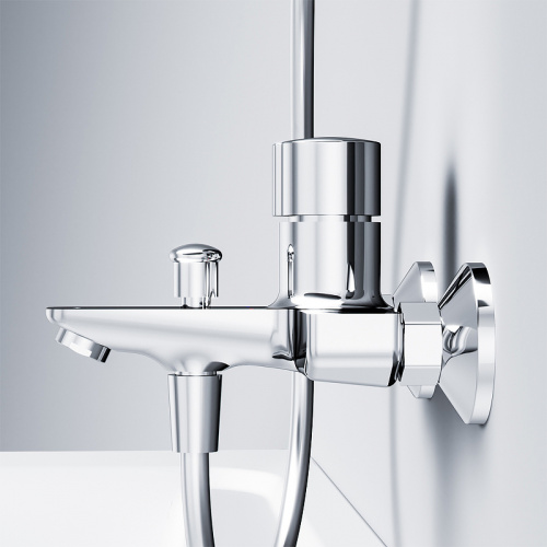 фото f85a10500 x-joy, touchreel смеситель д/ванны/душа, хром, шт.