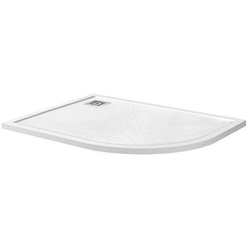 картинка Душевой поддон из искусственного камня BelBagno Uno 120x80 L TRAY-MR-UNO-RH-120/80-550-35-W-L Белый от магазина Сантехстрой