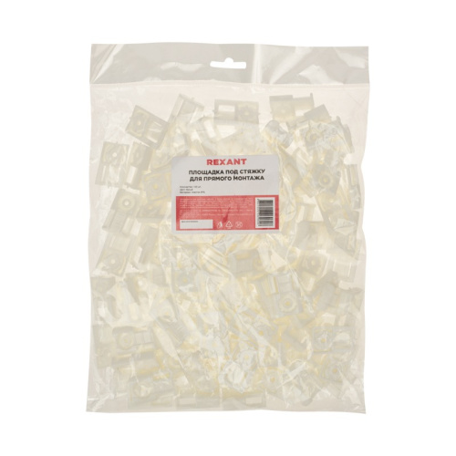 картинка Площадка под стяжку для прямого монтажа,  белая (100 шт/уп) REXANT от магазина Сантехстрой