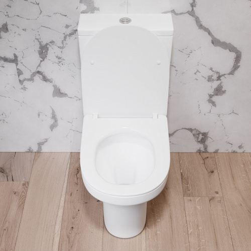 картинка DX35C8600SC Skyline унитаз-компакт безободковый с сиденьем микролифт от магазина Сантехстрой