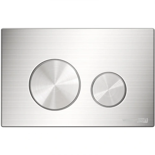 картинка Смывная клавиша WasserKRAFT никель BN02 от магазина Сантехстрой