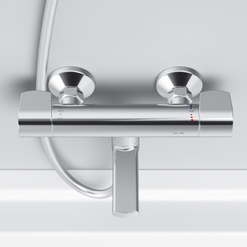 фото f85a50000 x-joy, смеситель д/ванны/душа с тмс, хром