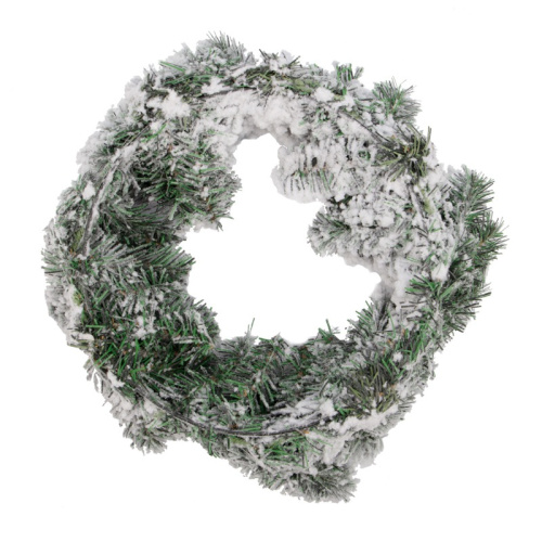 картинка Заснеженный еловый венок NEON-NIGHT Ø 45 см,  ПВХ от магазина Сантехстрой