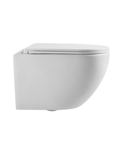 картинка Agger AT03100 унитаз подвесной безободковый, сиденье с микролифтом от магазина Сантехстрой