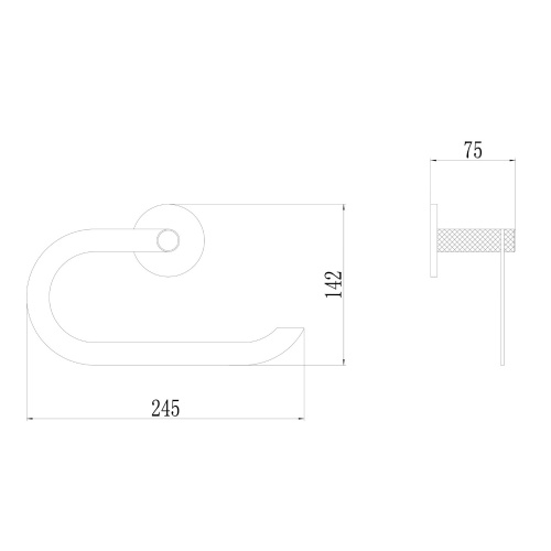 картинка Держатель для полотенец кольцевой Savol (S-002163C) от магазина Сантехстрой