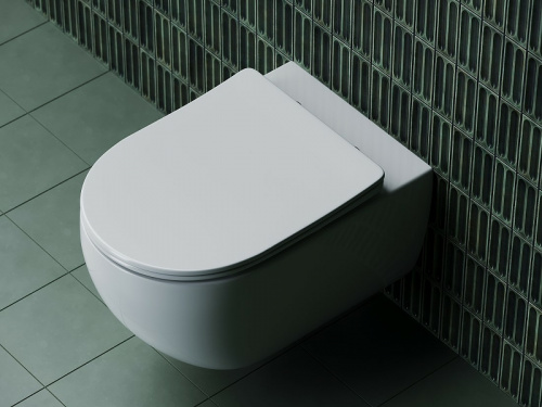 картинка Унитаз Ceramica Nova Long CN3015 подвесной с сиденьем Микролифт от магазина Сантехстрой