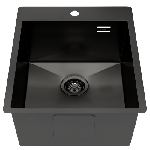 картинка Кухонная мойка Reflexion Iseo RX2240BL оружейная сталь от магазина Сантехстрой
