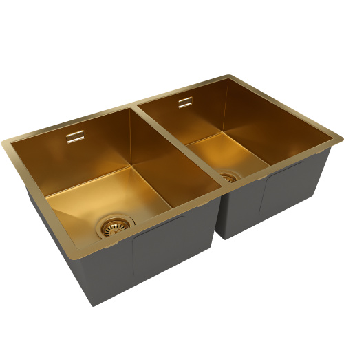 картинка Кухонная мойка Reflexion Garda RX2170GD брашированное золото от магазина Сантехстрой