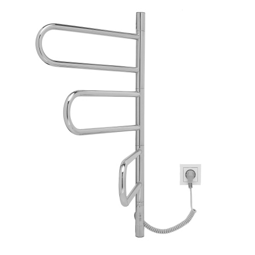 картинка Полотенцесушитель электрический Vincea VTD-1R2CE 44х80, хром, таймер от магазина Сантехстрой