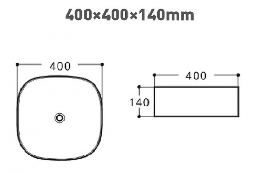 картинка Раковина-чаша Aquanet Trend-1-MB 40 273684 Черная матовая от магазина Сантехстрой