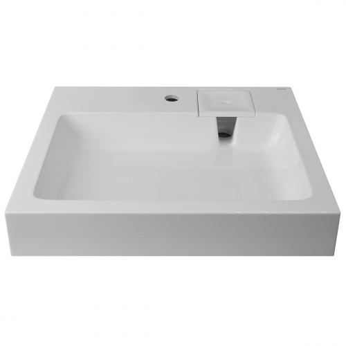 картинка Раковина Azario Etna NEW 600х500х100 литьевой мрамор, сифон в комплекте, белая (CS00086607) от магазина Сантехстрой