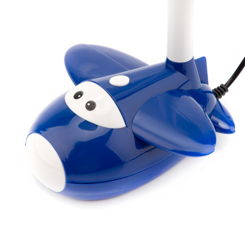 картинка Светильник настольный REXANT Смелый Летчик на основании,  с цоколем Е27, 60 Вт,  цвет синий от магазина Сантехстрой