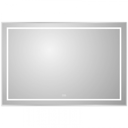 картинка Зеркало BelBagno Kraft 120 SPC-KRAFT-1200-800-LED-TCH-WARM с подсветкой Сатин с сенсорным выключателем и подогревом от магазина Сантехстрой