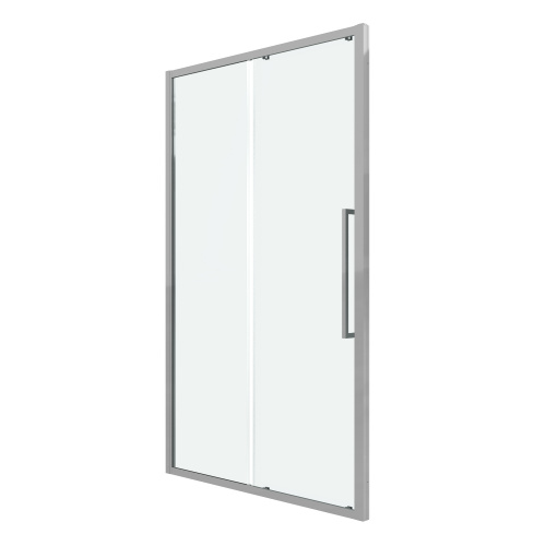 картинка Дверь в нишу Grossman Cosmo 100.K33.02.100.10.00 (100х195) хром,стекло прозрачное,раздвижная, 1 место от магазина Сантехстрой